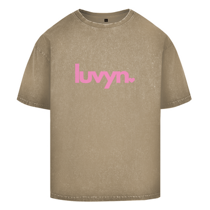 Oversize Washed T-Shirt LUVYN PINK