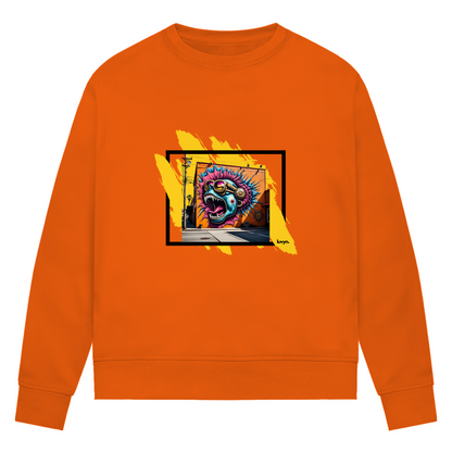 Damen Premium Bio Sweatshirt Beastmode