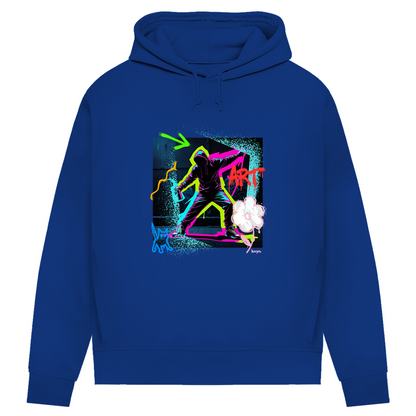 Damen Premium Bio Hoodie Graffiti Guy