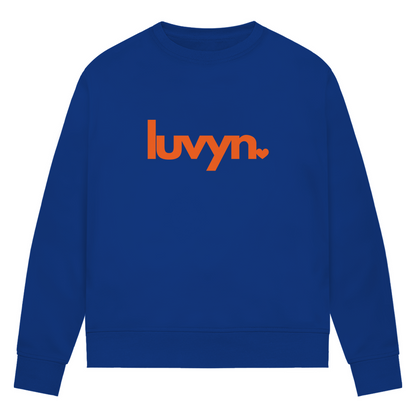 Damen Premium Bio Sweatshirt LUVYN ORANGE