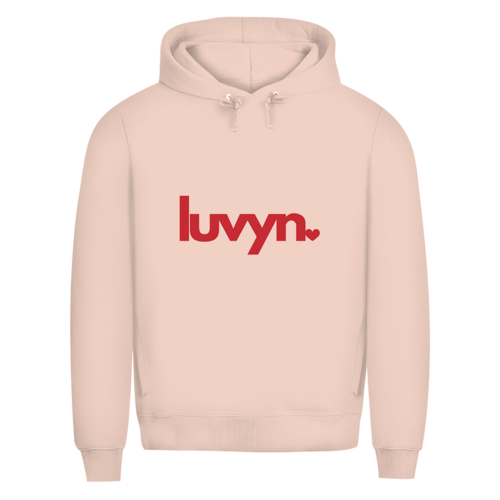 Herren Premium Bio Hoodie LUVYN RED