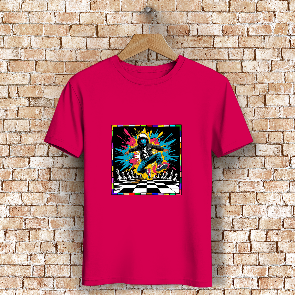 Herren Premium Bio T-Shirt Chess Splash