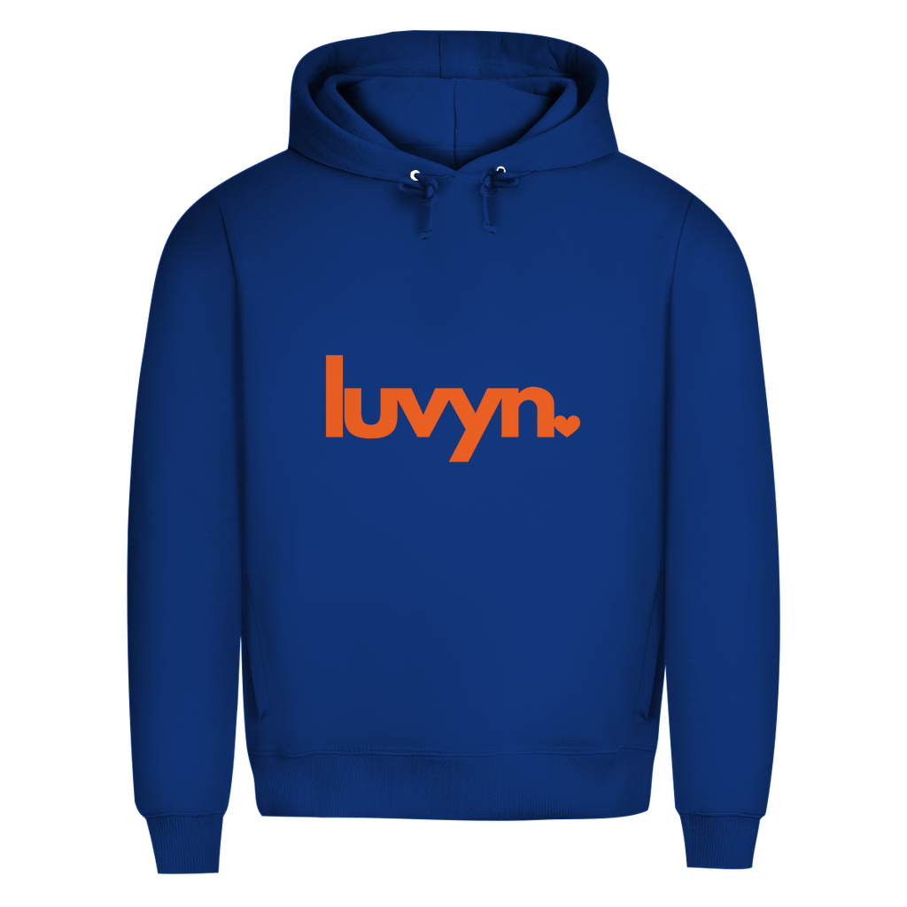 Herren Premium Bio Hoodie LUVYN ORANGE