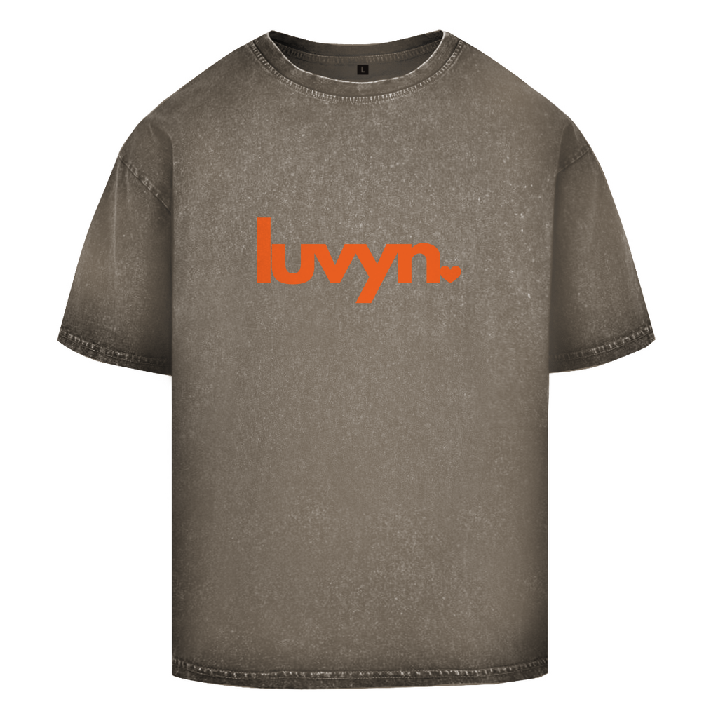 Oversize Washed T-Shirt LUVYN ORANGE