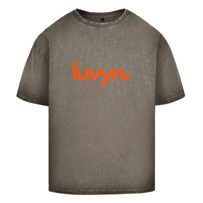 Oversize Washed T-Shirt LUVYN ORANGE