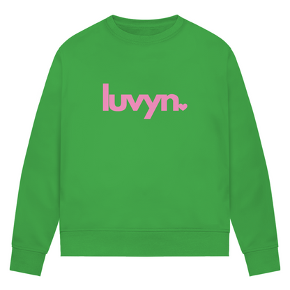 Damen Premium Bio Sweatshirt LUVYN PINK