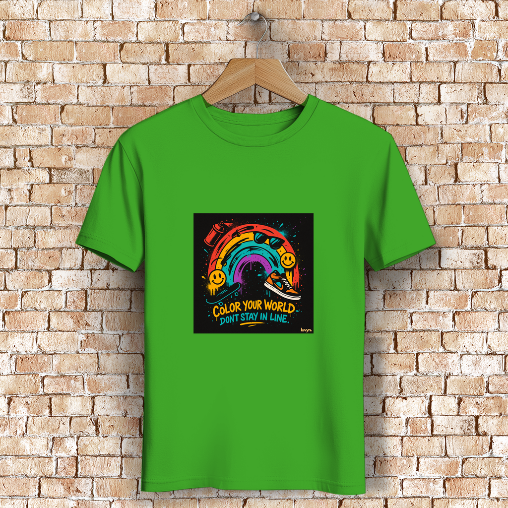 Herren Premium Bio T-Shirt Color Your World