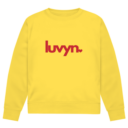 Herren Premium Bio Sweatshirt LUVYN RED