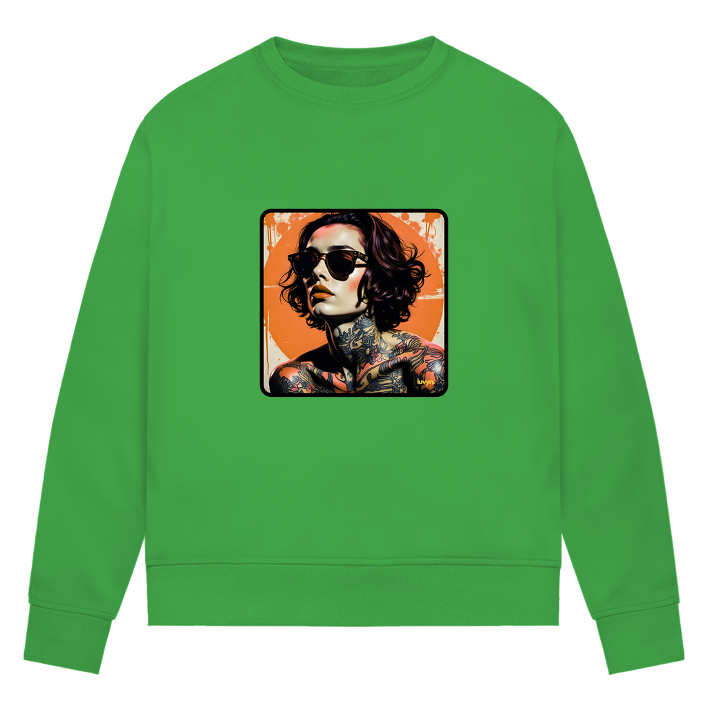 Damen Premium Bio Sweatshirt Inkfluence