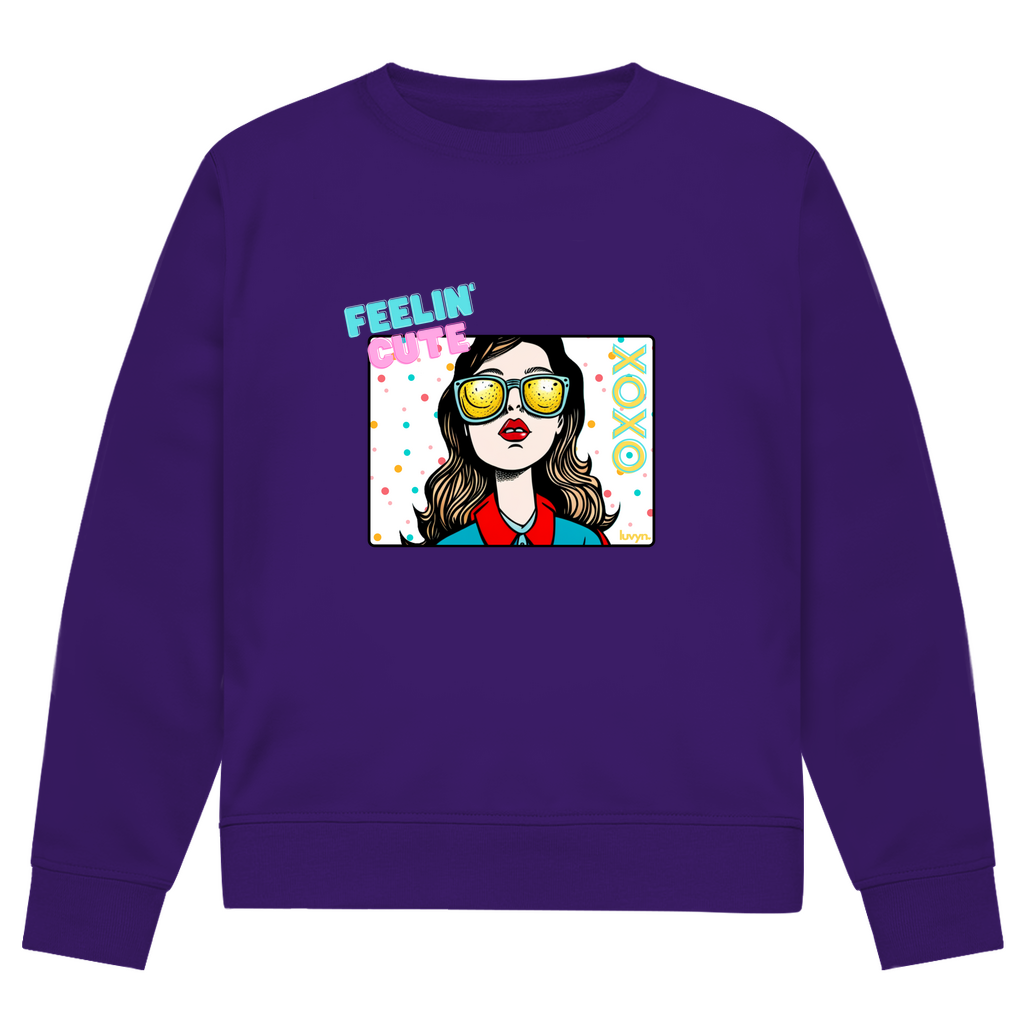 Herren Premium Bio Sweatshirt Feelin´Cute