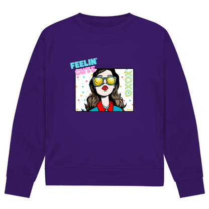 Herren Premium Bio Sweatshirt Feelin´Cute