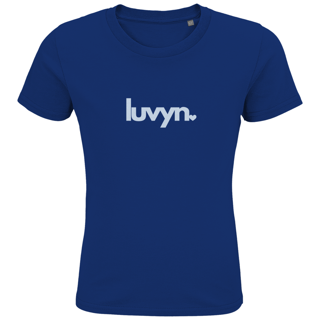 Kids Premium Bio T-Shirt LUVYN BLUE
