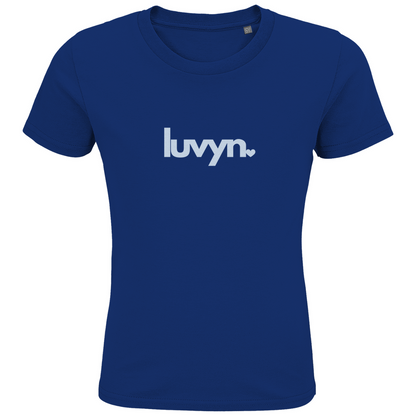 Kids Premium Bio T-Shirt LUVYN BLUE