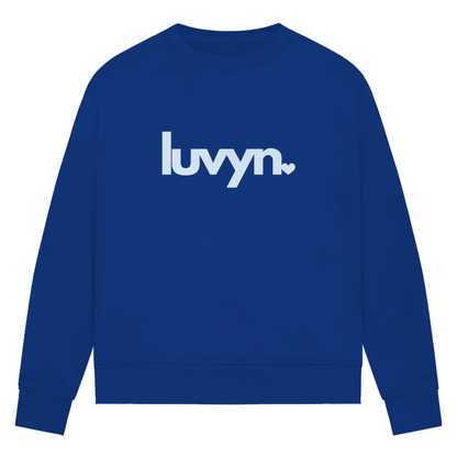 Damen Premium Bio Sweatshirt LUVYN BLUE