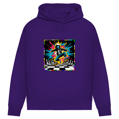 Damen Premium Bio Hoodie Chess Splash