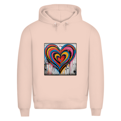Herren Premium Bio Hoodie Heartcore