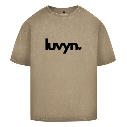 Oversize Washed T-Shirt LUVYN BLACK