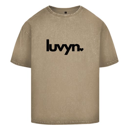 Oversize Washed T-Shirt LUVYN BLACK