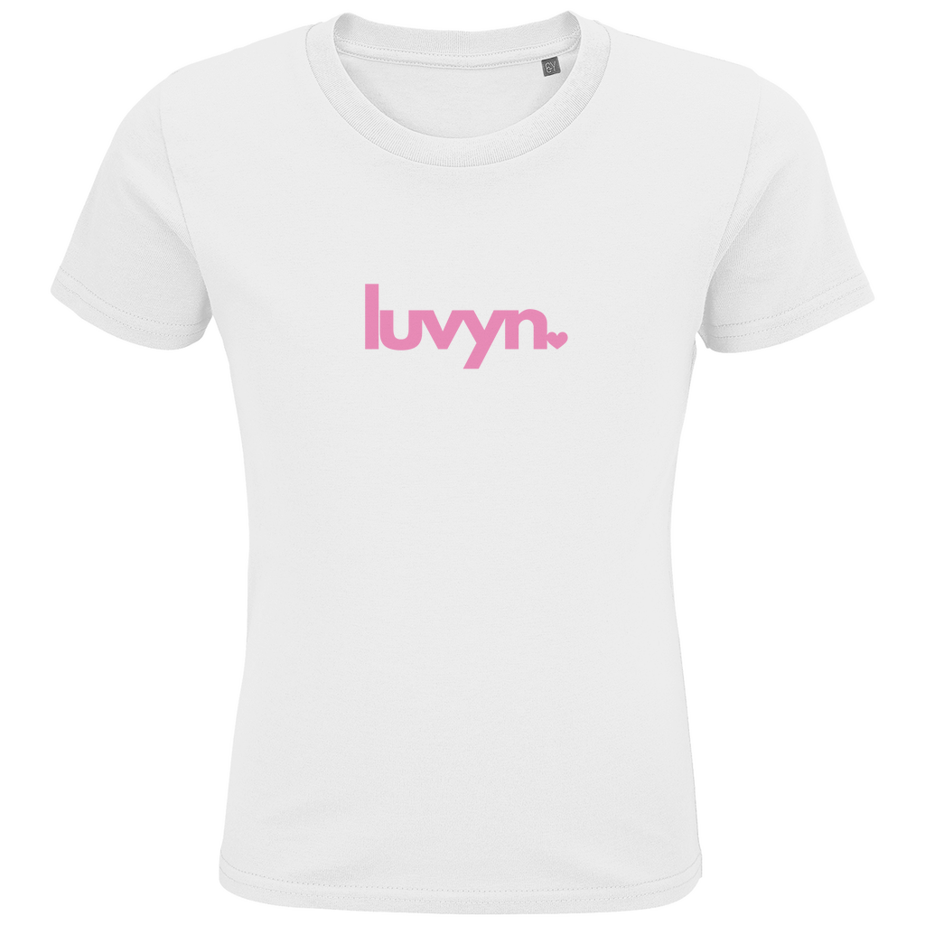 Kids Premium Bio T-Shirt LUVYN PINK
