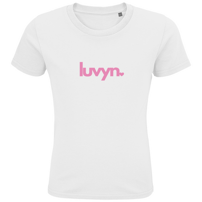 Kids Premium Bio T-Shirt LUVYN PINK