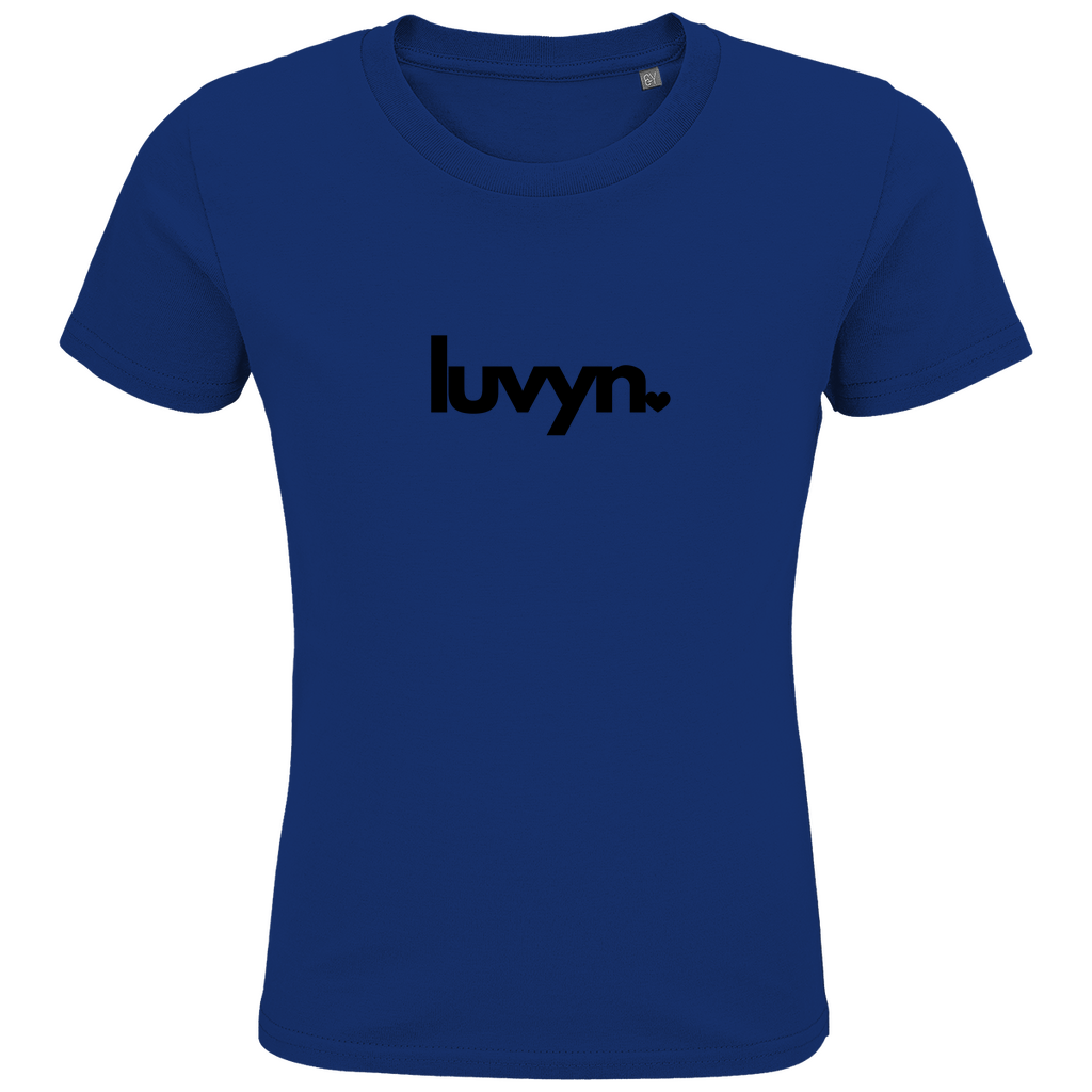Kids Premium Bio T-Shirt LUVYN BLACK