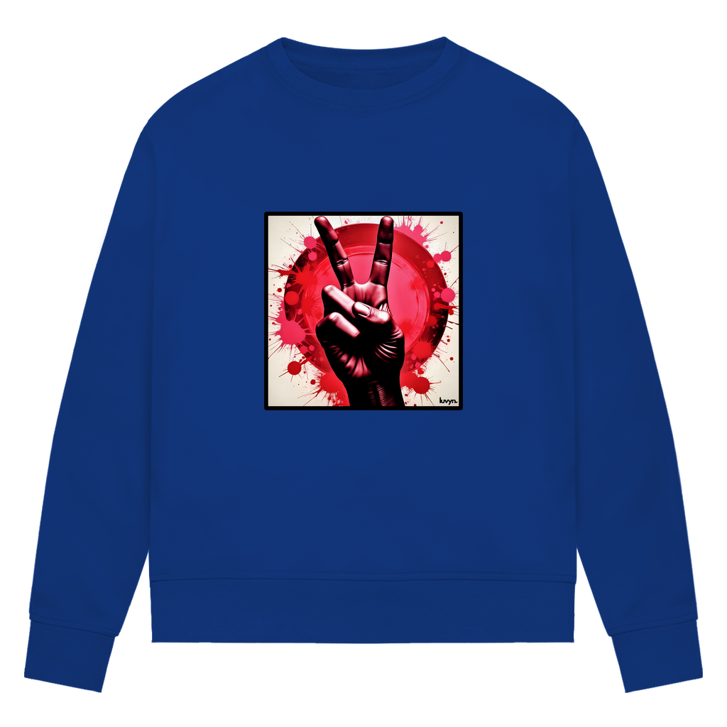 Damen Premium Bio Sweatshirt Piece of Peace