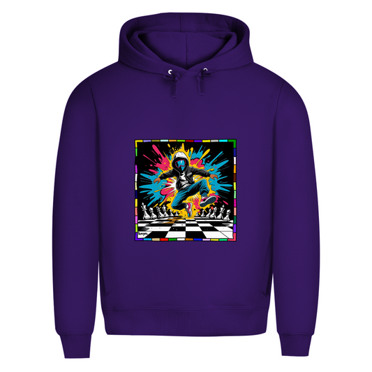 Herren Premium Bio Hoodie Chess Splash