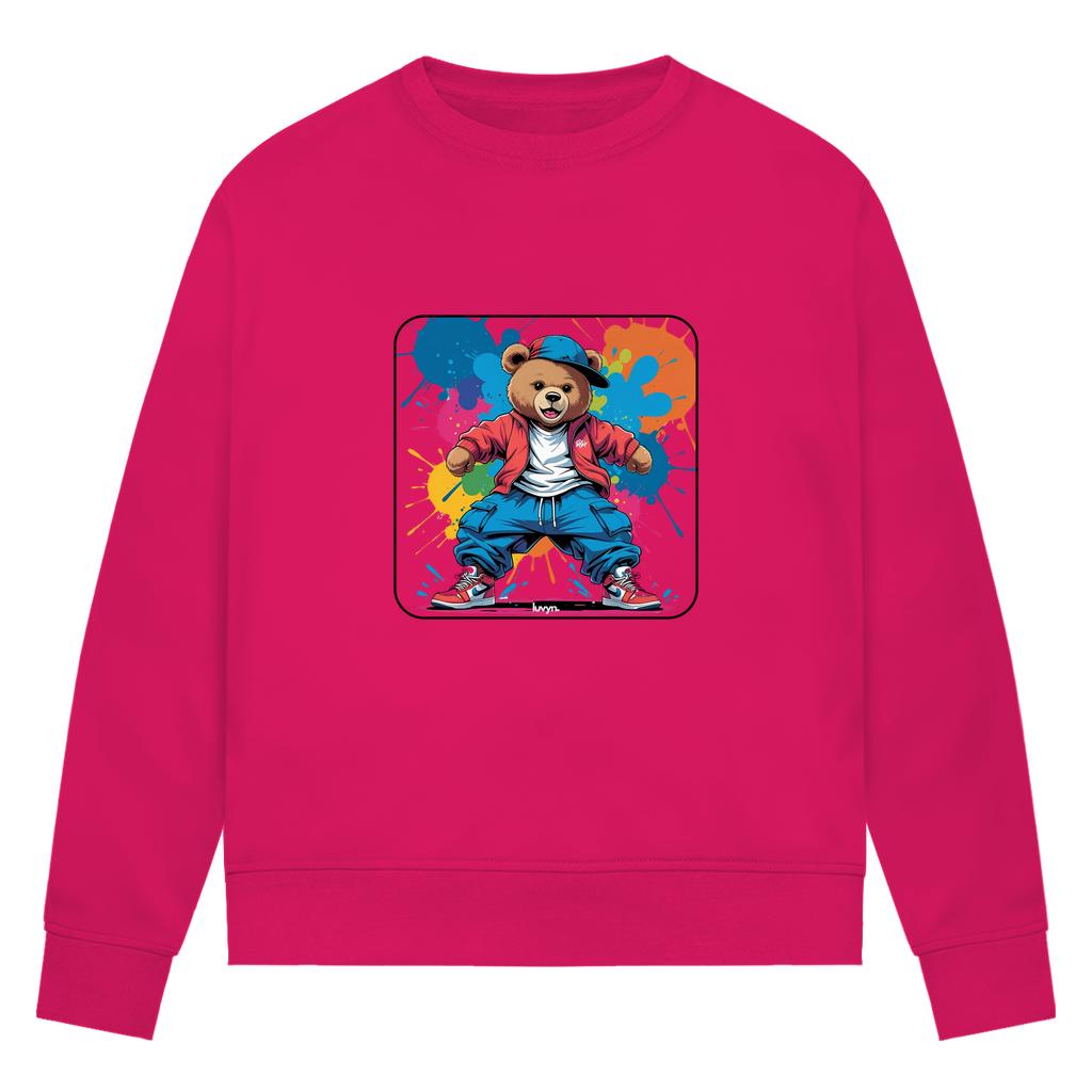 Damen Premium Bio Sweatshirt Baggybear