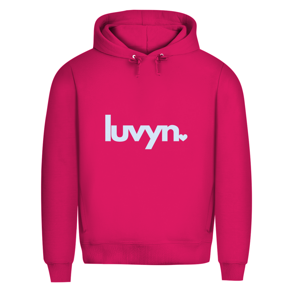 Herren Premium Bio Hoodie LUVYN BLUE