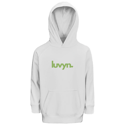 Kinder Premium Bio Hoodie LUVYN LIME
