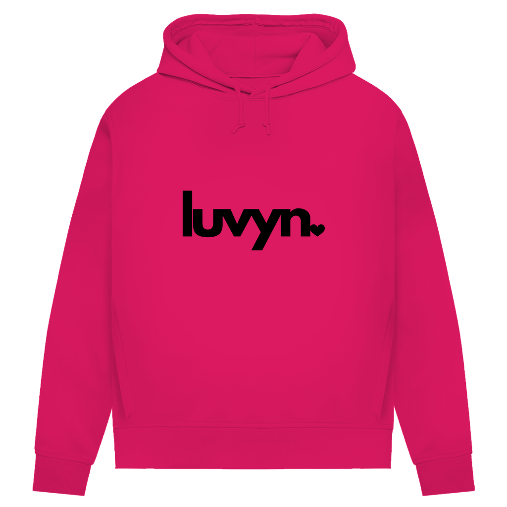 Damen Premium Bio Hoodie LUVYN BLACK