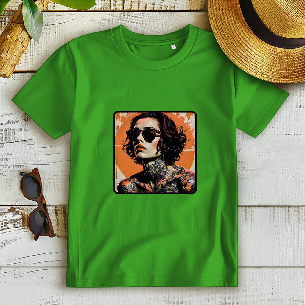 Damen Premium Bio T-Shirt Inkfluence