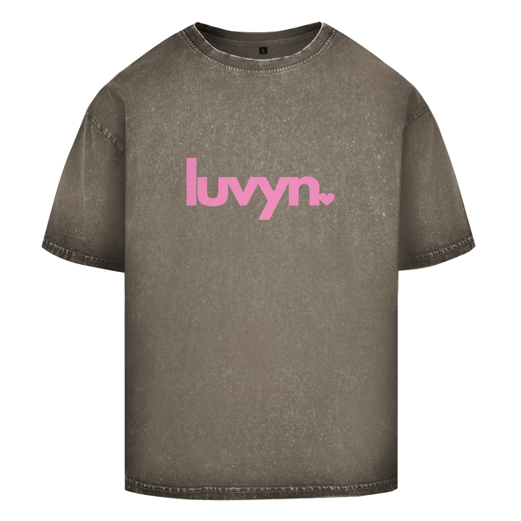 Oversize Washed T-Shirt LUVYN PINK