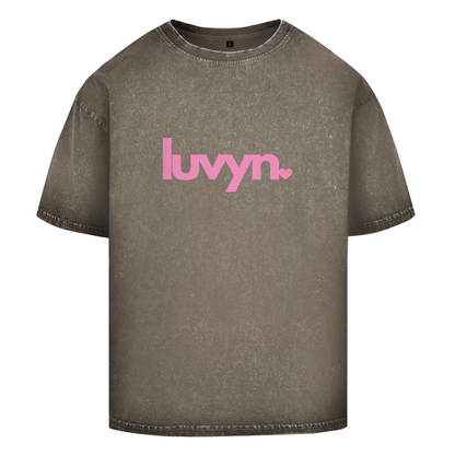 Oversize Washed T-Shirt LUVYN PINK