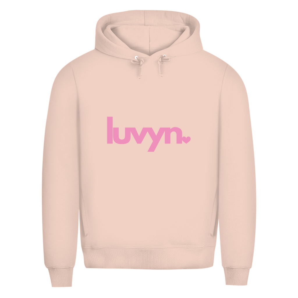 Herren Premium Bio Hoodie LUVYN PINK