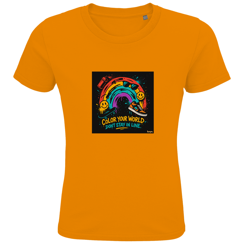 Kids Premium Bio T-Shirt Color Your World