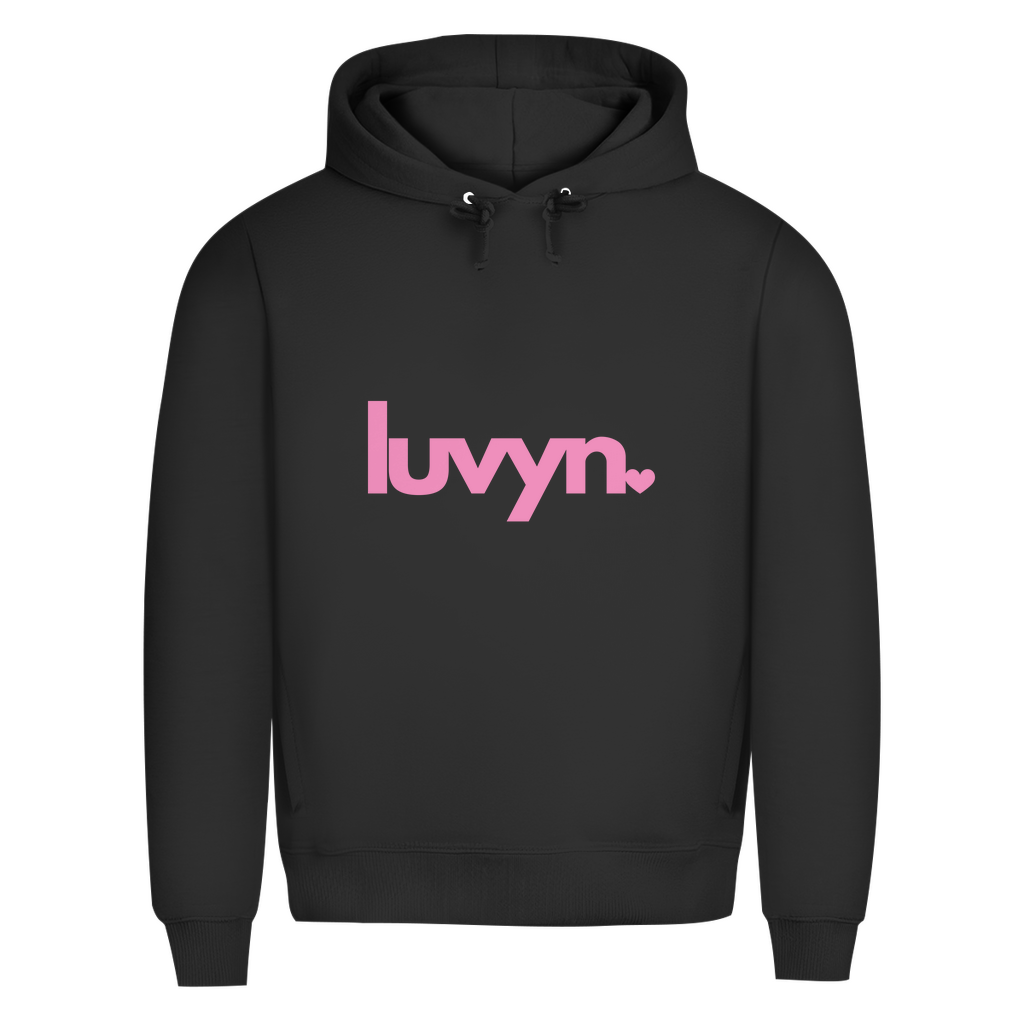 Herren Premium Bio Hoodie LUVYN PINK
