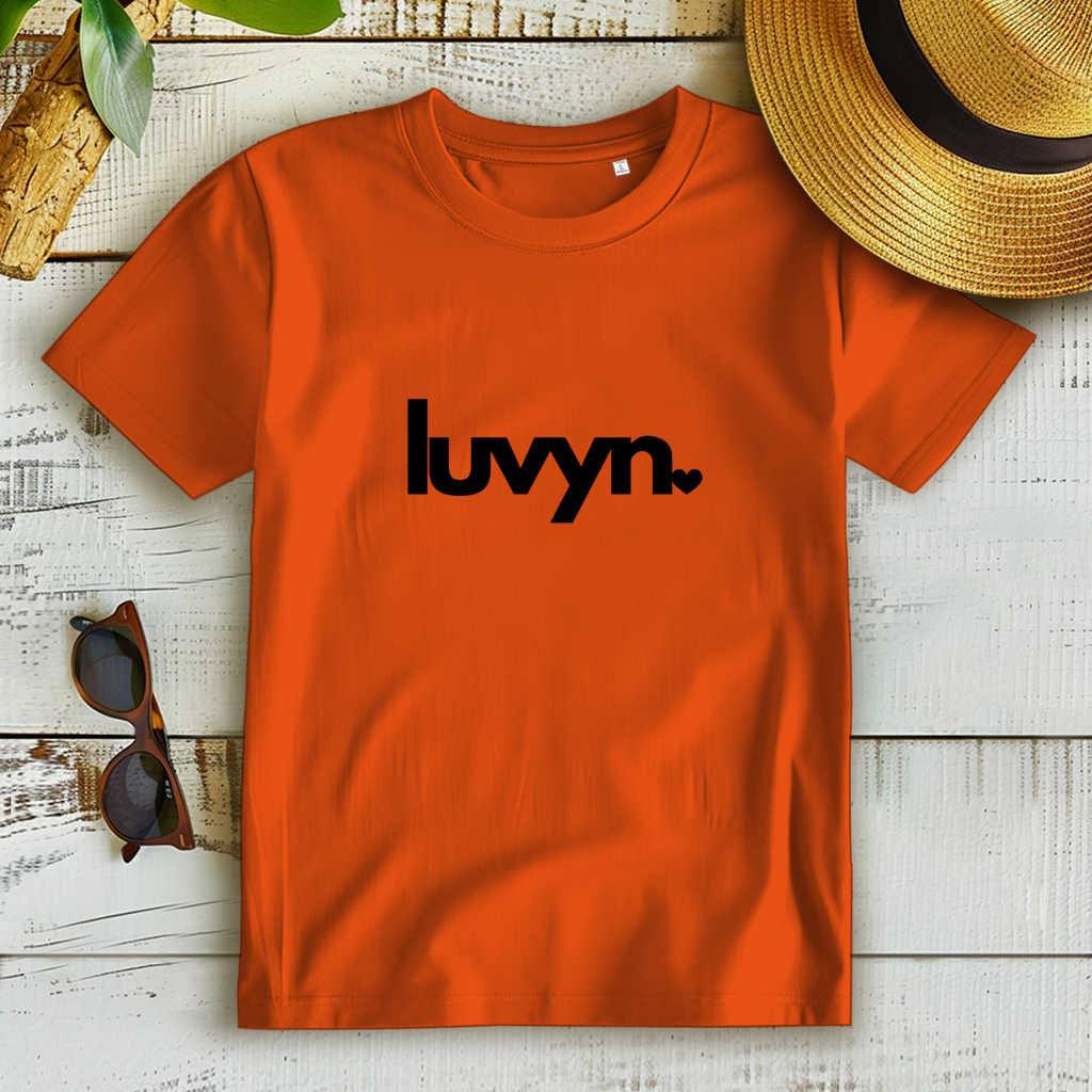 Damen Premium Bio T-Shirt LUVYN BLACK