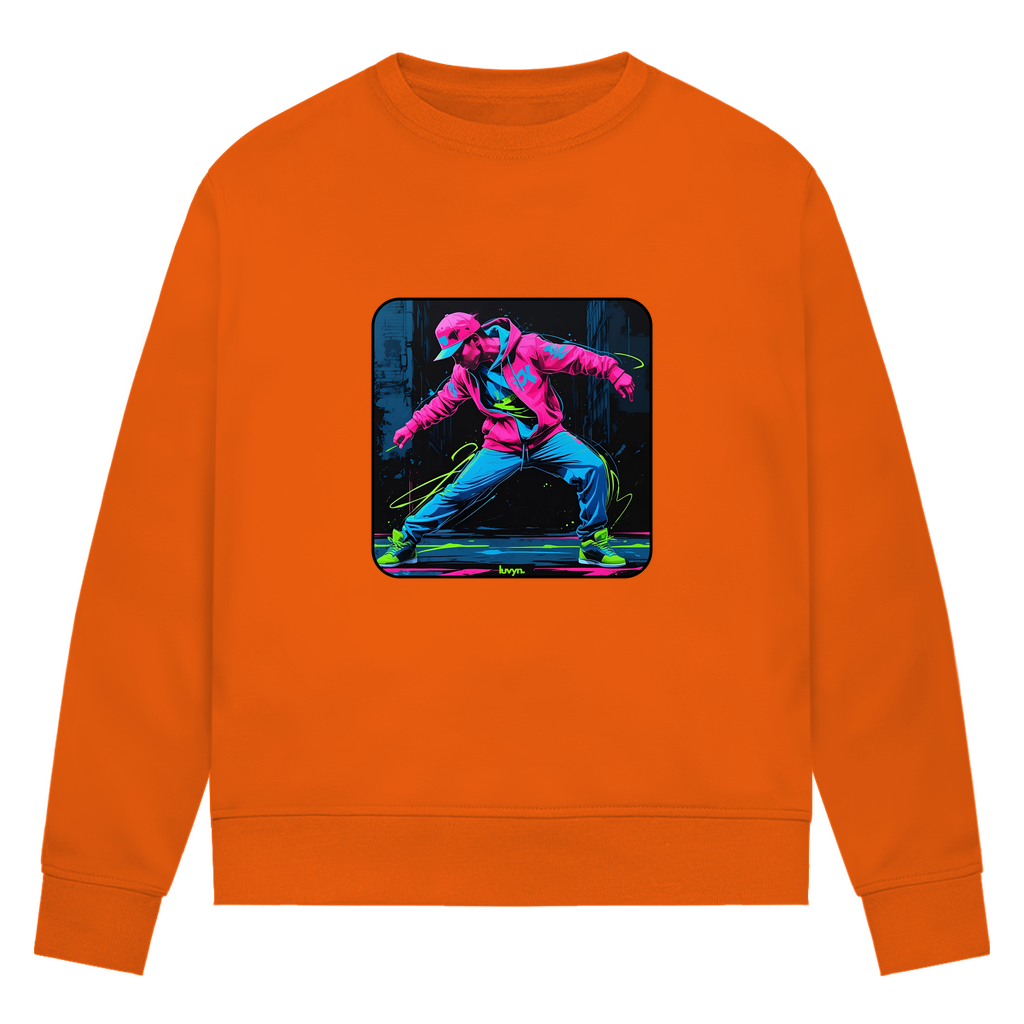 Damen Premium Bio Sweatshirt Neon Vibe´s