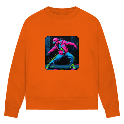 Damen Premium Bio Sweatshirt Neon Vibe´s