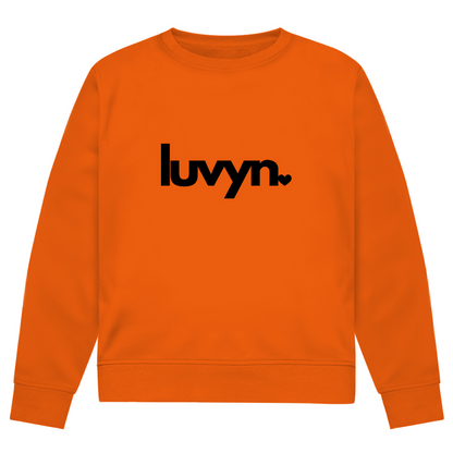 Herren Premium Bio Sweatshirt LUVYN BLACK