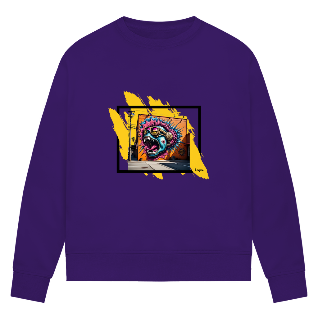 Damen Premium Bio Sweatshirt Beastmode