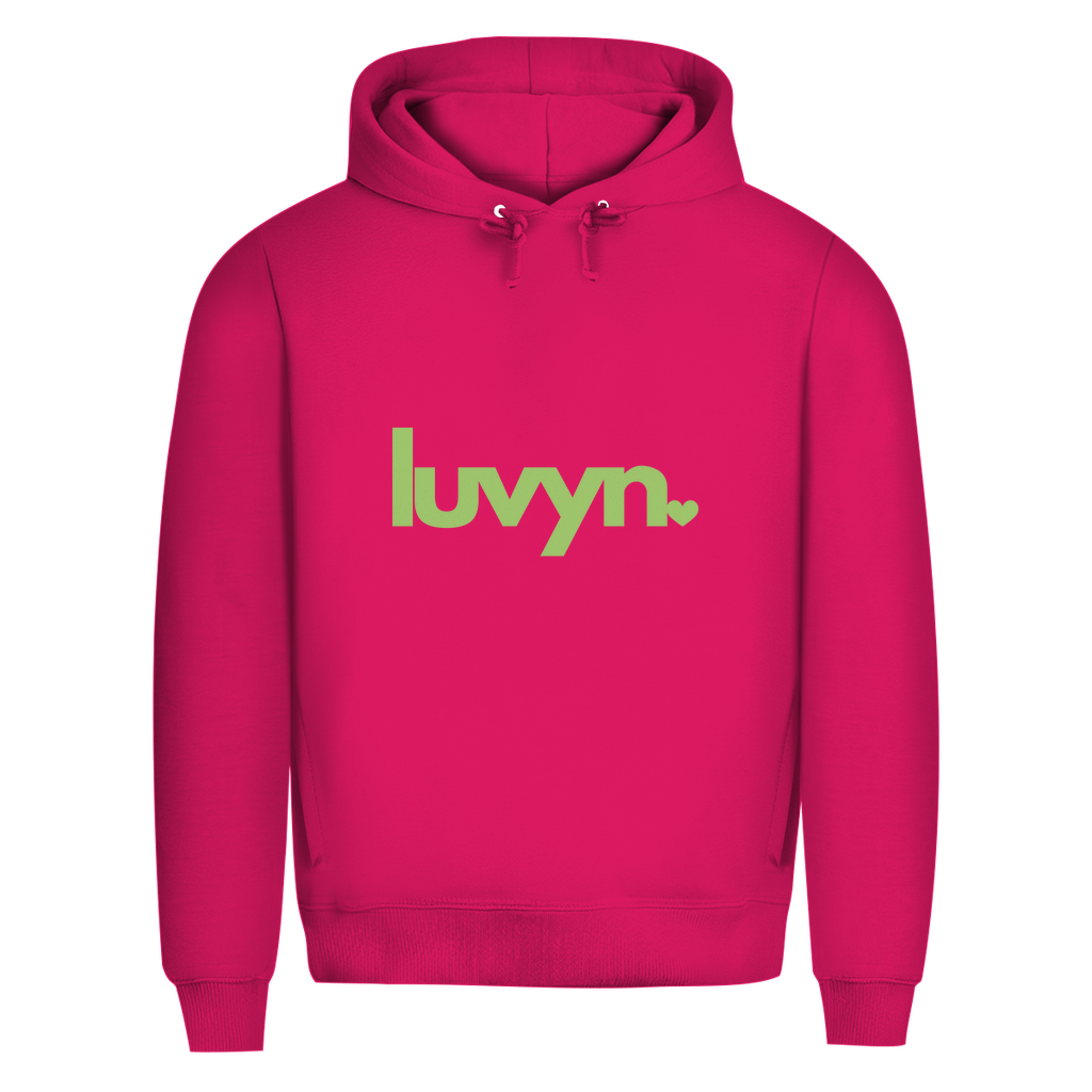 Herren Premium Bio Hoodie LUVYN LIME