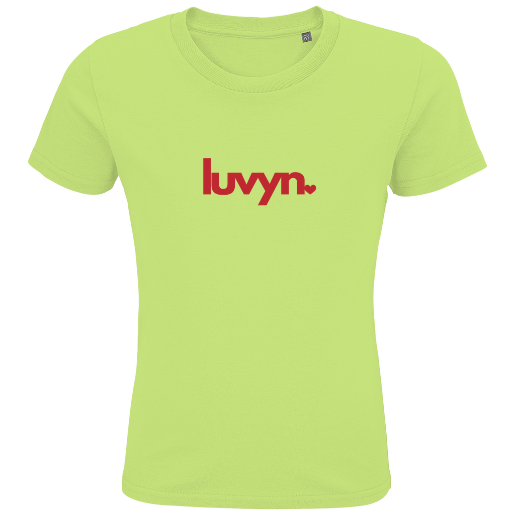 Kids Premium Bio T-Shirt LUVYN RED