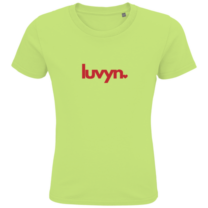 Kids Premium Bio T-Shirt LUVYN RED
