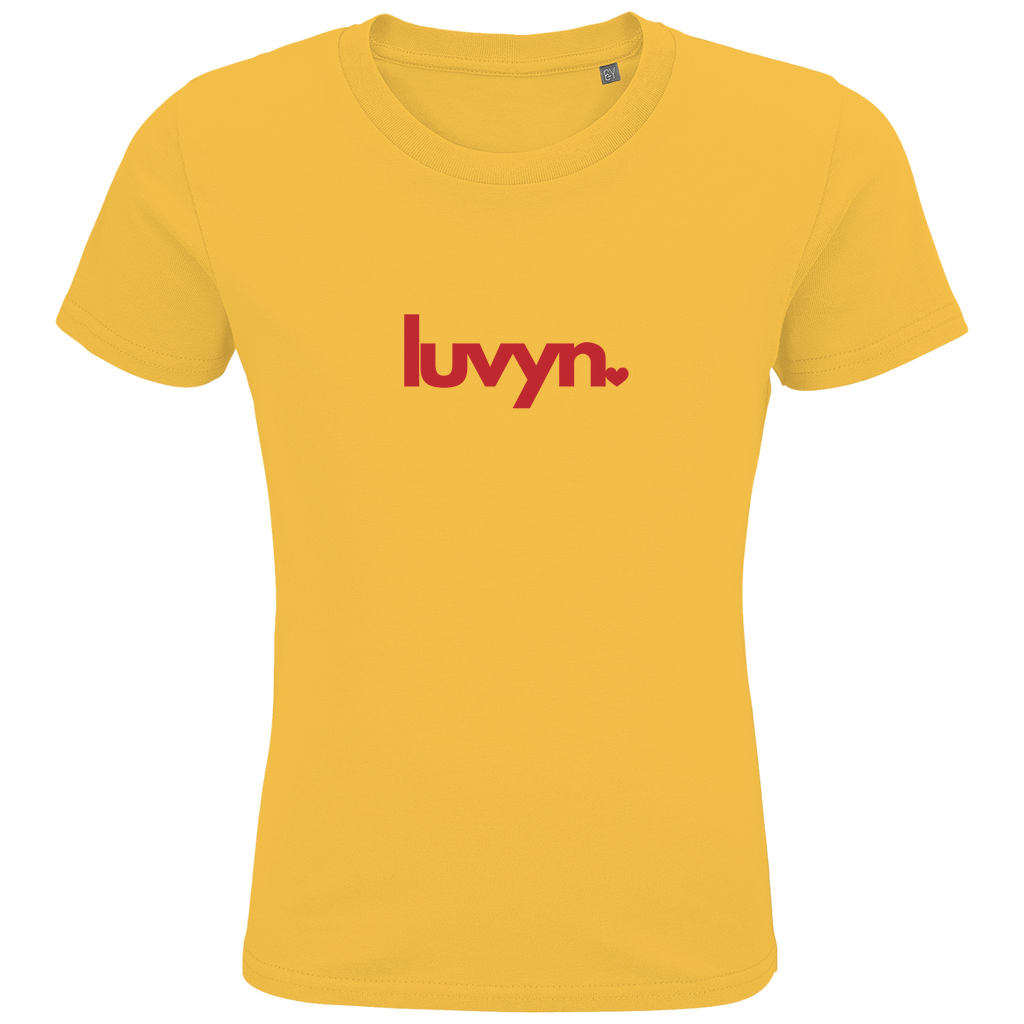 Kids Premium Bio T-Shirt LUVYN RED