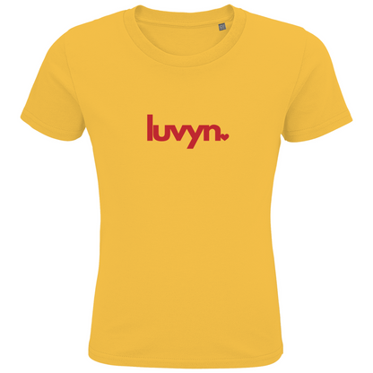 Kids Premium Bio T-Shirt LUVYN RED